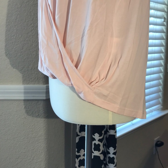 Lush surplice hi-lo blush pink blouse NWT - Picture 5 of 5